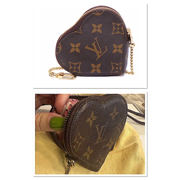 Louis Vuitton Handbags - 🎈SOLD🎈🦄Rare LV Monogram Leopard Coeur Heart Coin Purse Blanc Corail